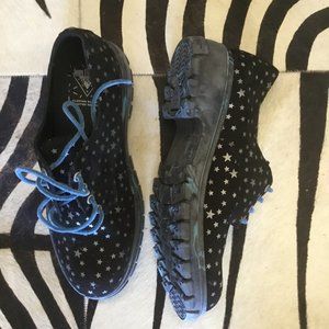 John Fluevog limited edition derby suede shoes size 10M 12W UNISEX New